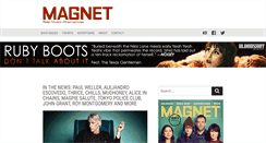Desktop Screenshot of magnetmagazine.com
